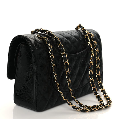 Chanel Caviar Quilted Medium Double Flap Black 3 of 11