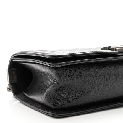 Chanel Caviar Quilted Medium Boy Flap Black 9 of 11