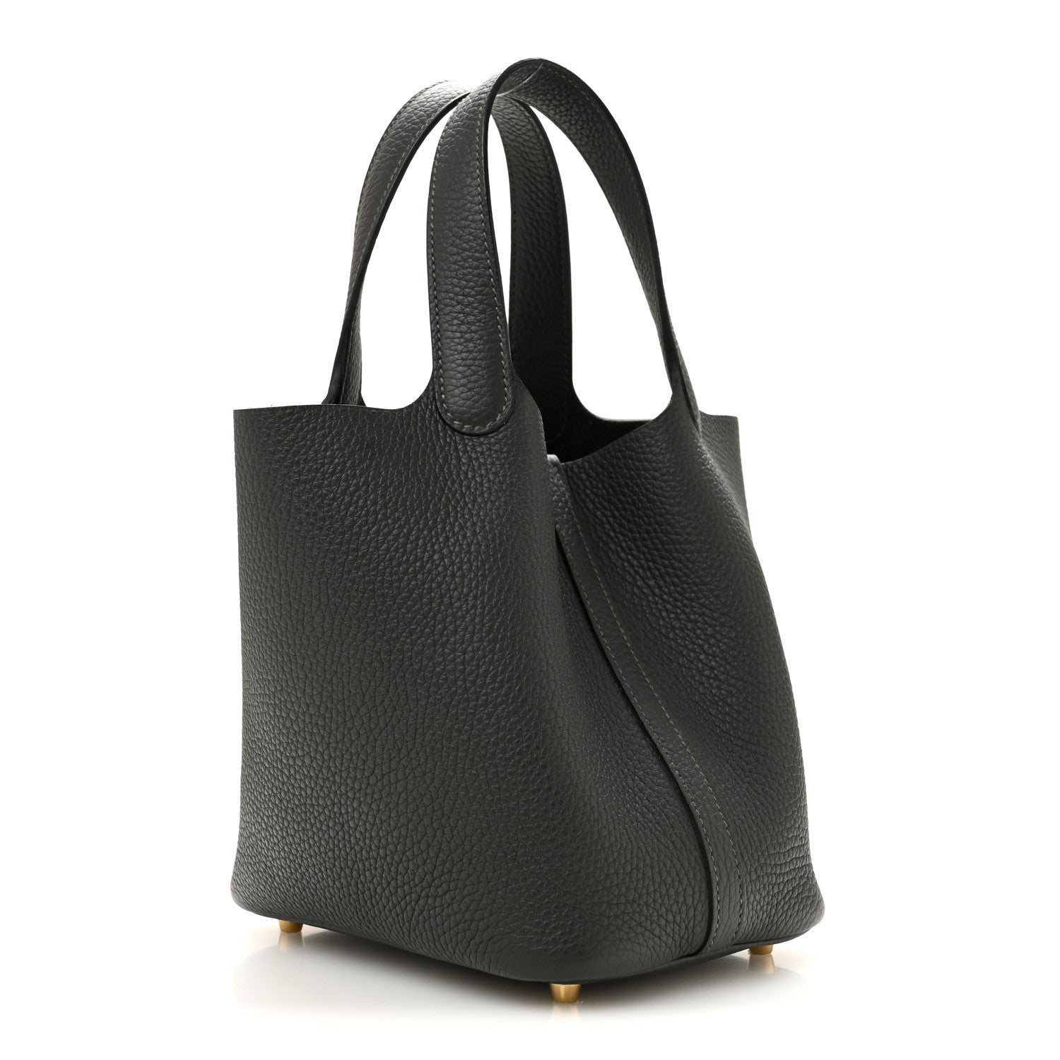Hermes Taurillon Clemence Picotin Lock 18 PM Gris Misty 3 of 11