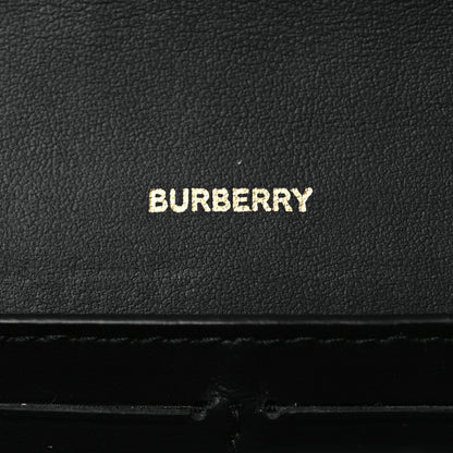 Burberry Calfskin Vintage Check Hannah Wallet with Detachable Strap Black 6 of 13