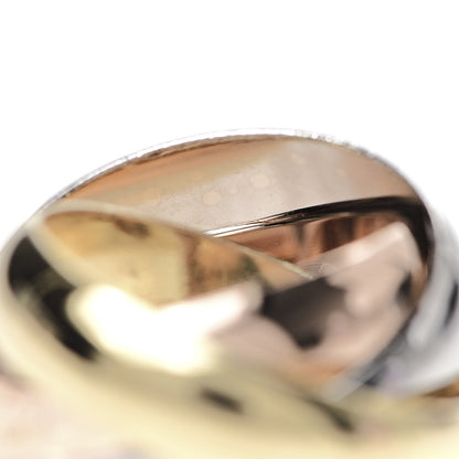 Cartier 18K Pink Yellow White Gold Large Trinity Ring 50 5.25 7 of 7