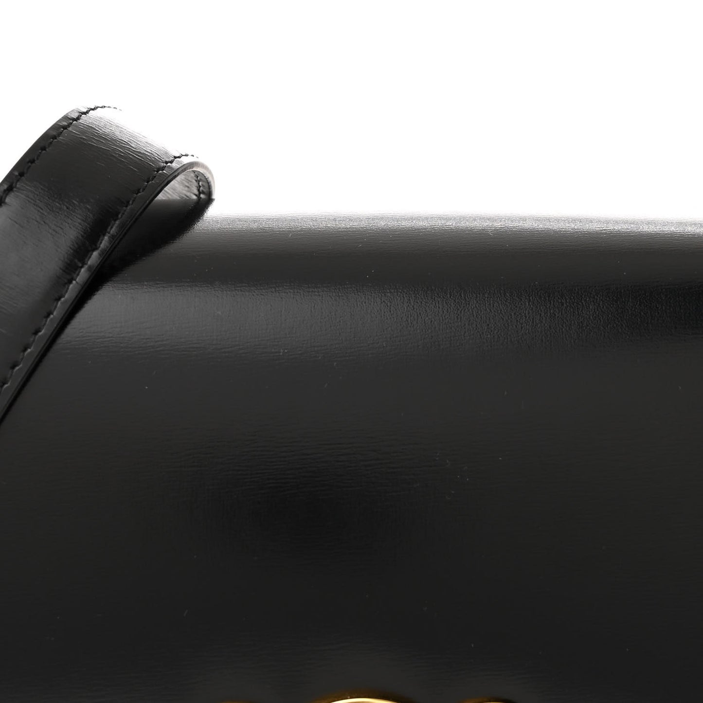 Shiny Calfskin Medium Triomphe Black