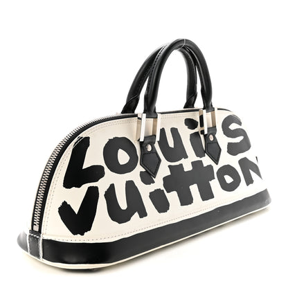 Louis Vuitton Graffiti Alma Horizontal Black 3 of 9