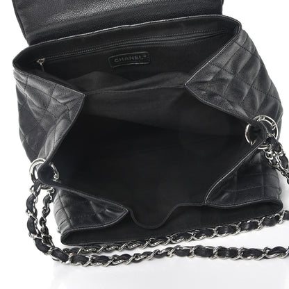 Chanel Caviar Quilted Timeless Accordion Flap Black 6 of 8