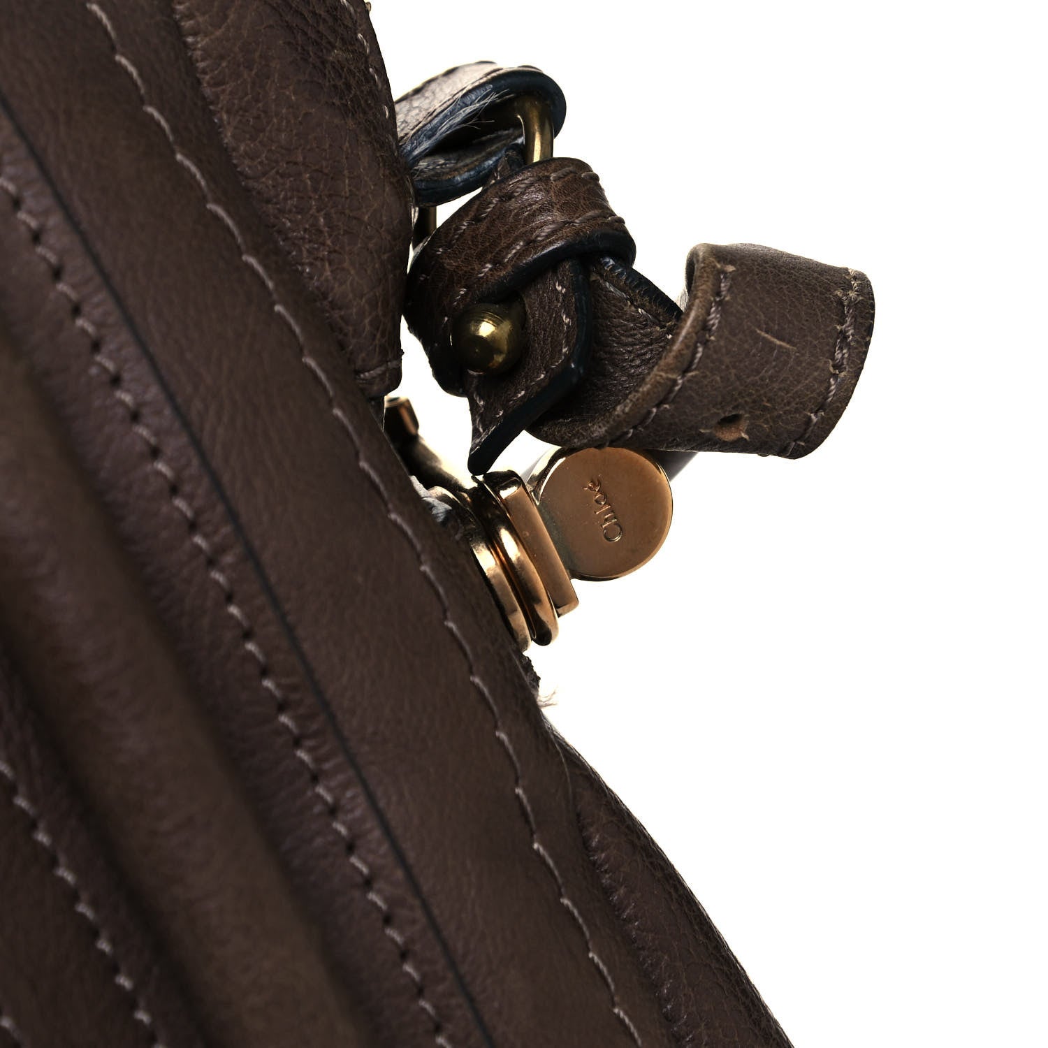 Chloe Calfskin Large Paraty Chocolate 13 of 20