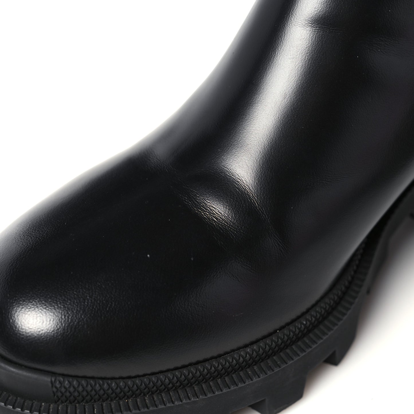Calfskin Crystal GG Trip Chelsea Ankle Boots 40.5 Black
