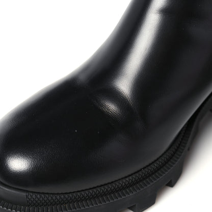 Gucci Calfskin Crystal GG Trip Chelsea Ankle Boots 40.5 Black 10 of 13