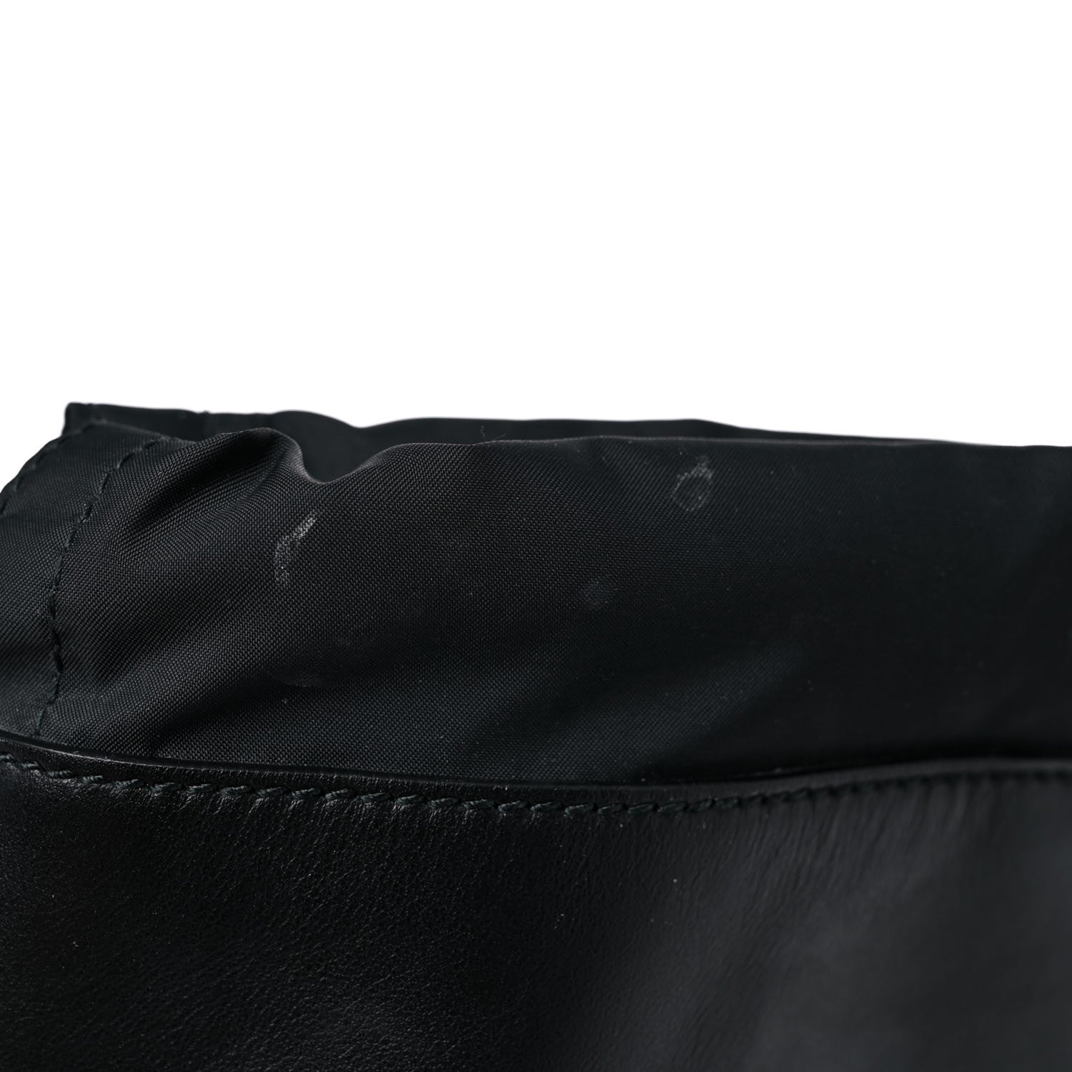 Gucci Calfskin Small GucciGhost Drawstring Backpack Black 12 of 16
