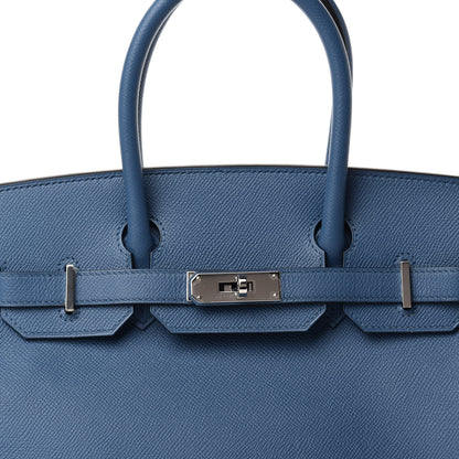 Hermes Epsom Birkin 30 Bleu Agate 9 of 9