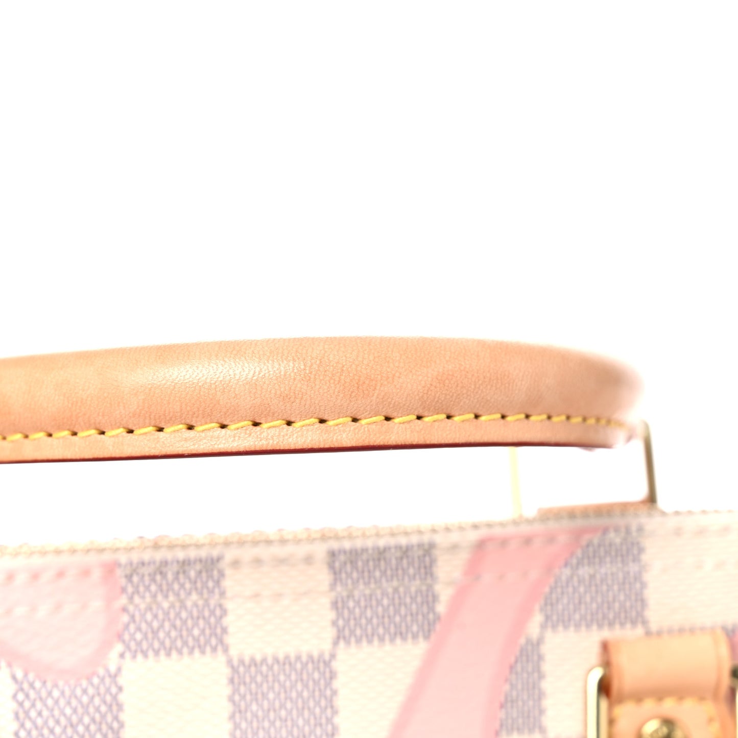 Damier Azur Tahitienne Speedy Bandouliere 30 Rose Ballerine
