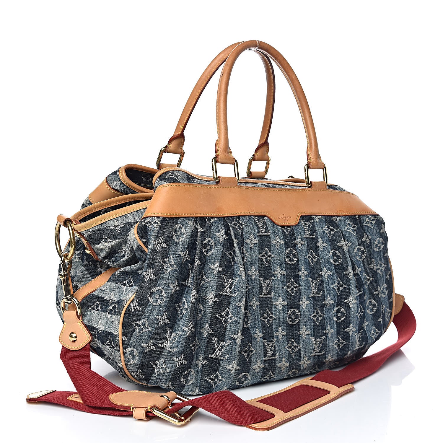 Louis Vuitton Denim Raye Cabas GM 3 of 14