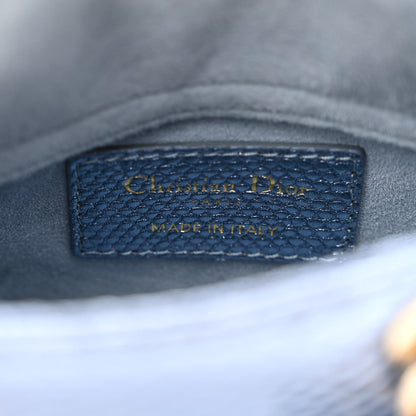 Christian Dior Metallic Karung Micro Lady Dior Light Blue 6 of 13
