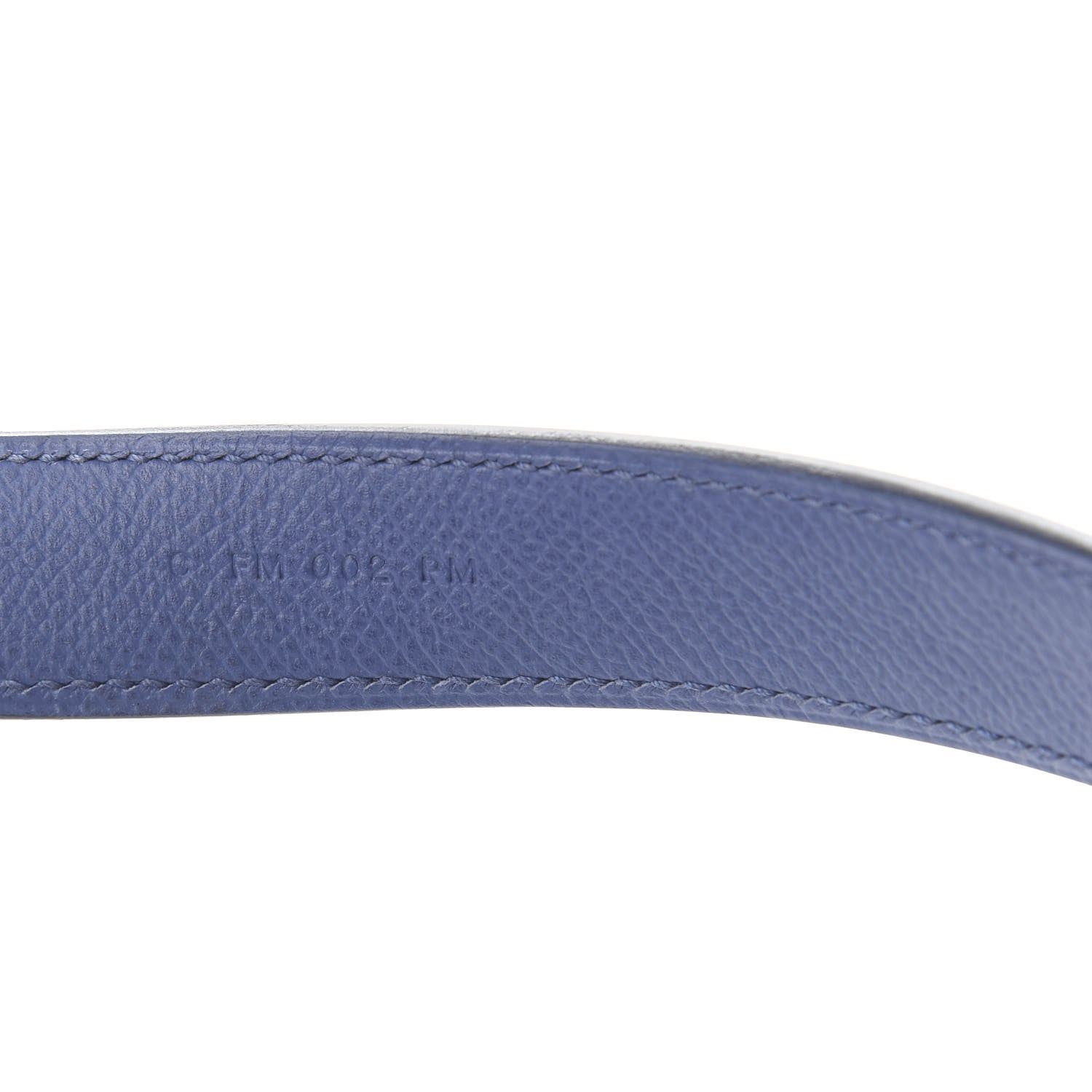 Hermes Epsom 25mm Tressage Shoulder Strap Bleu Encre Brique Black 4 of 5