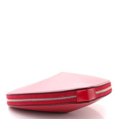 Alaia Lux Calfskin Le Coeur Bag Lacquer Red 4 of 9