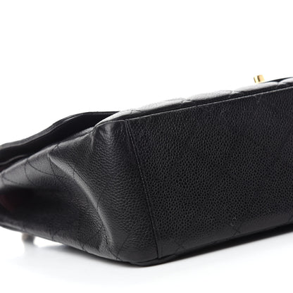 Chanel Caviar Quilted Maxi Double Flap Black 6 of 15