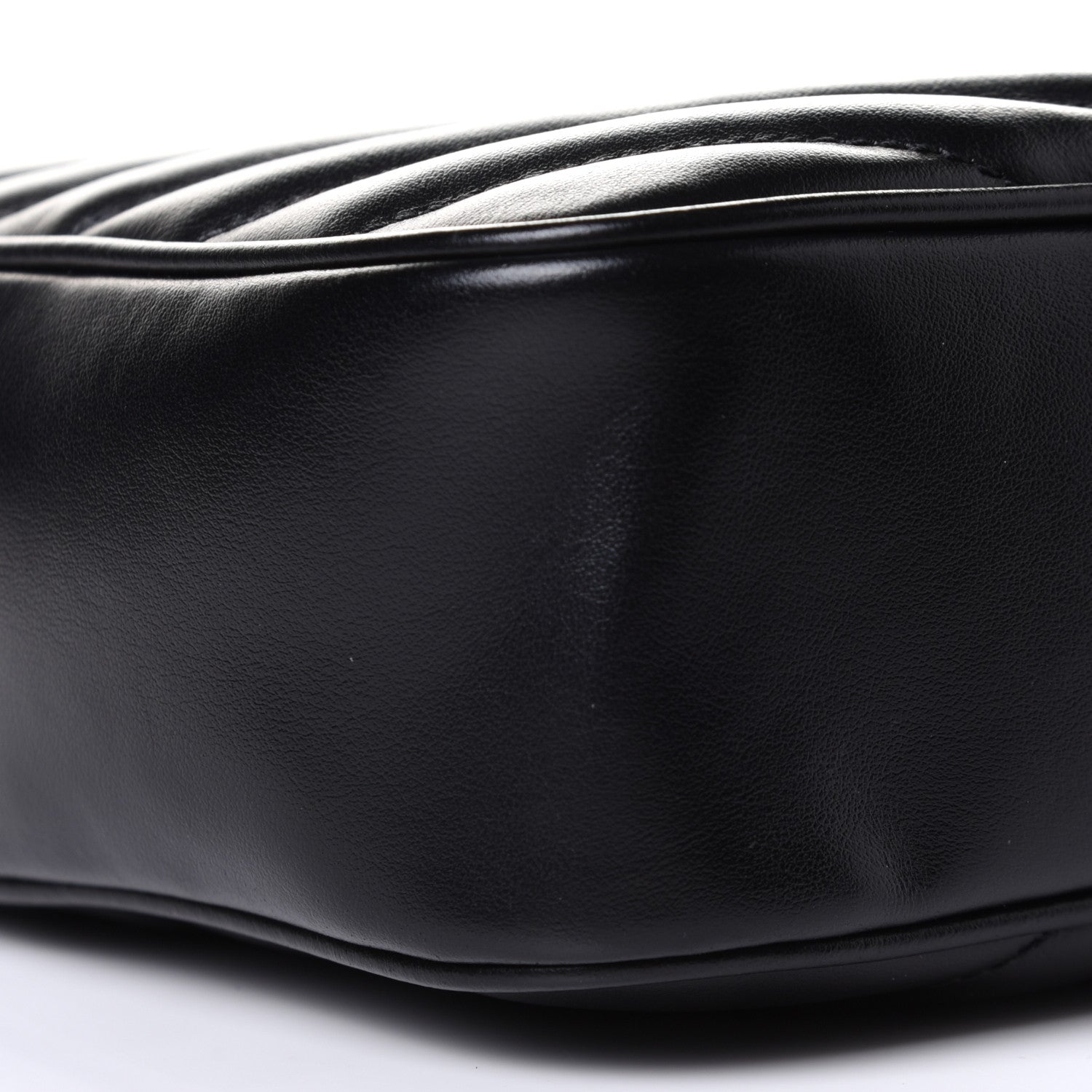 Saint Laurent Calfskin Matelasse Monogram Lou Camera Bag Black 8 of 11
