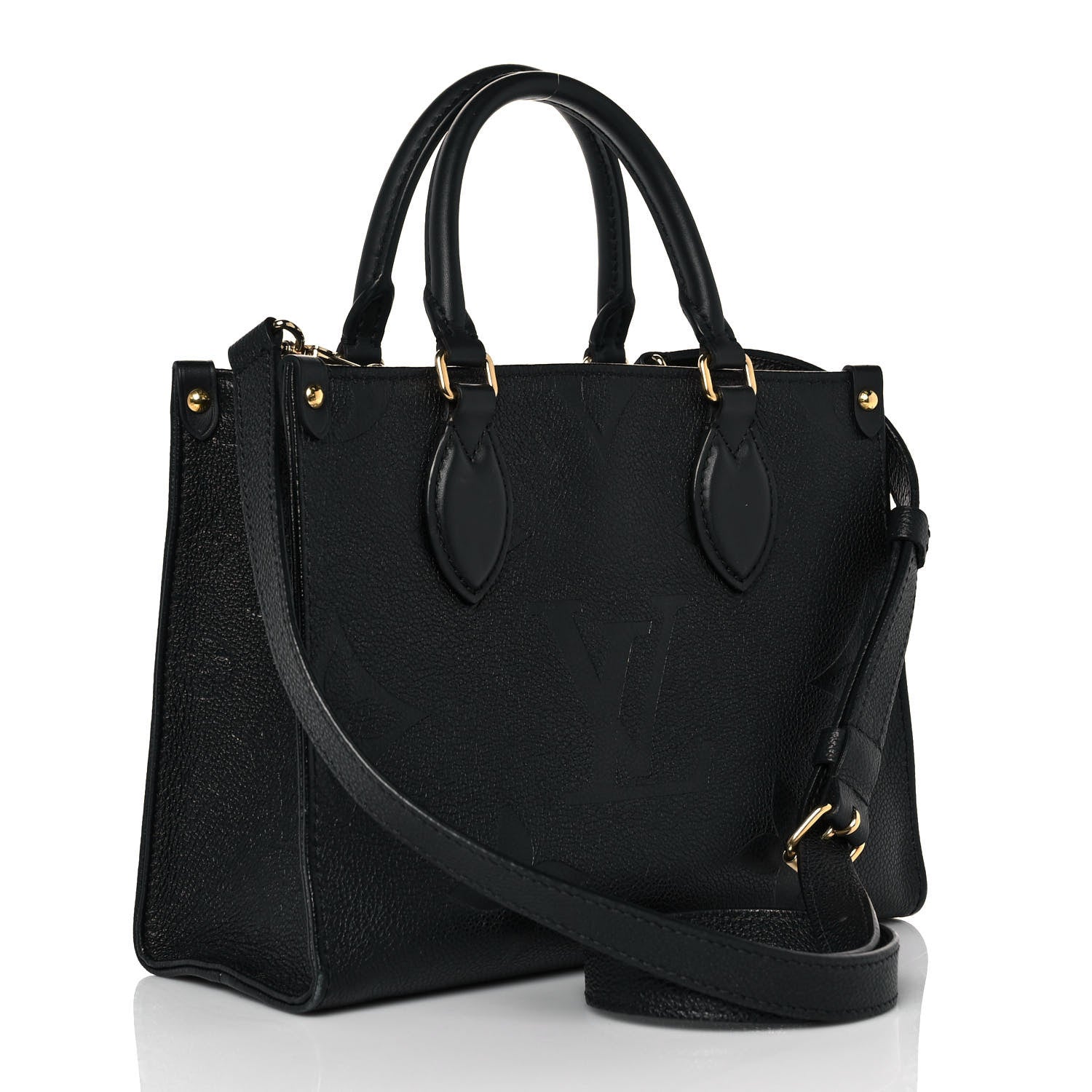 Louis Vuitton Empreinte Monogram Giant Onthego PM Black 3 of 8