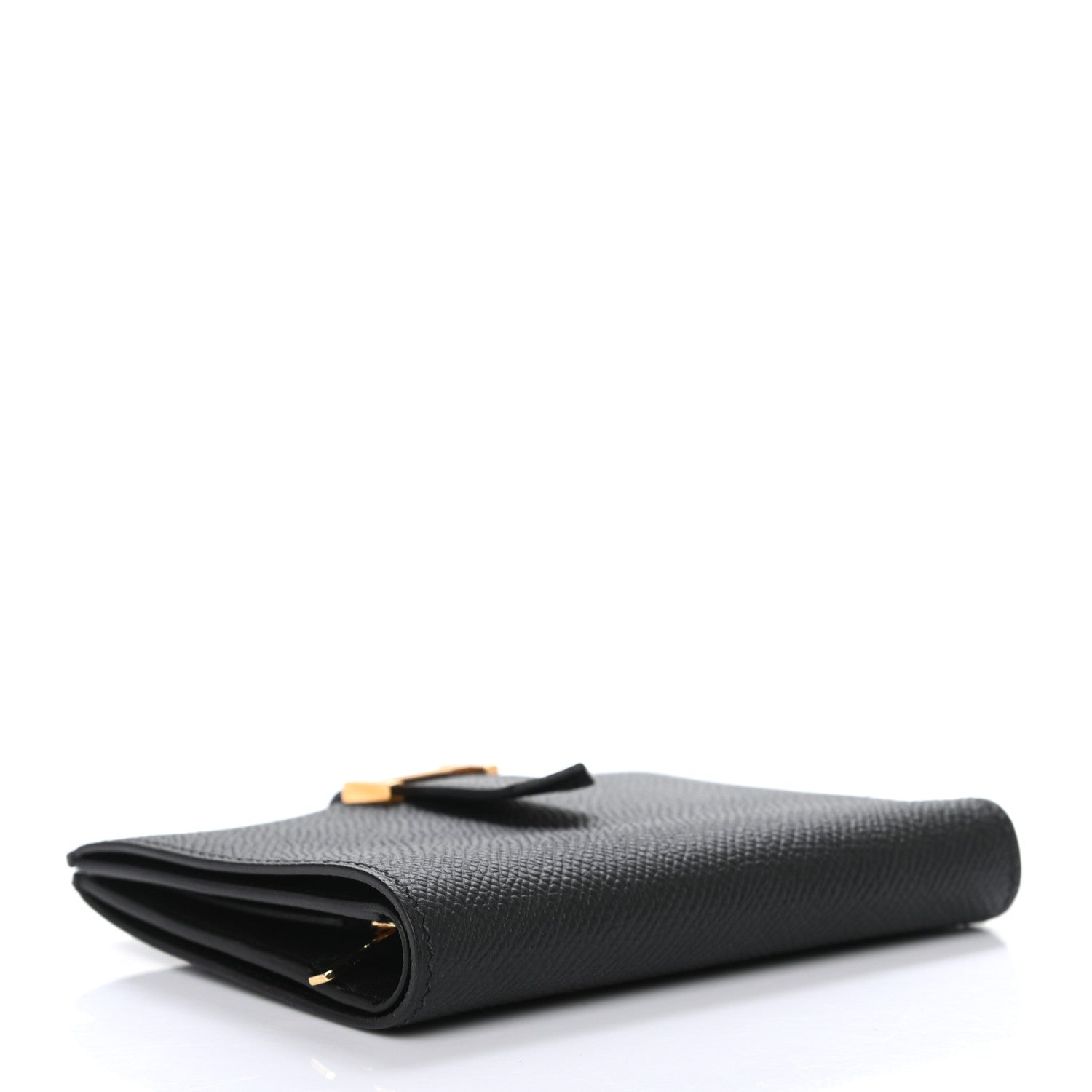 Hermes Epsom Bearn Compact Wallet Black 4 of 6