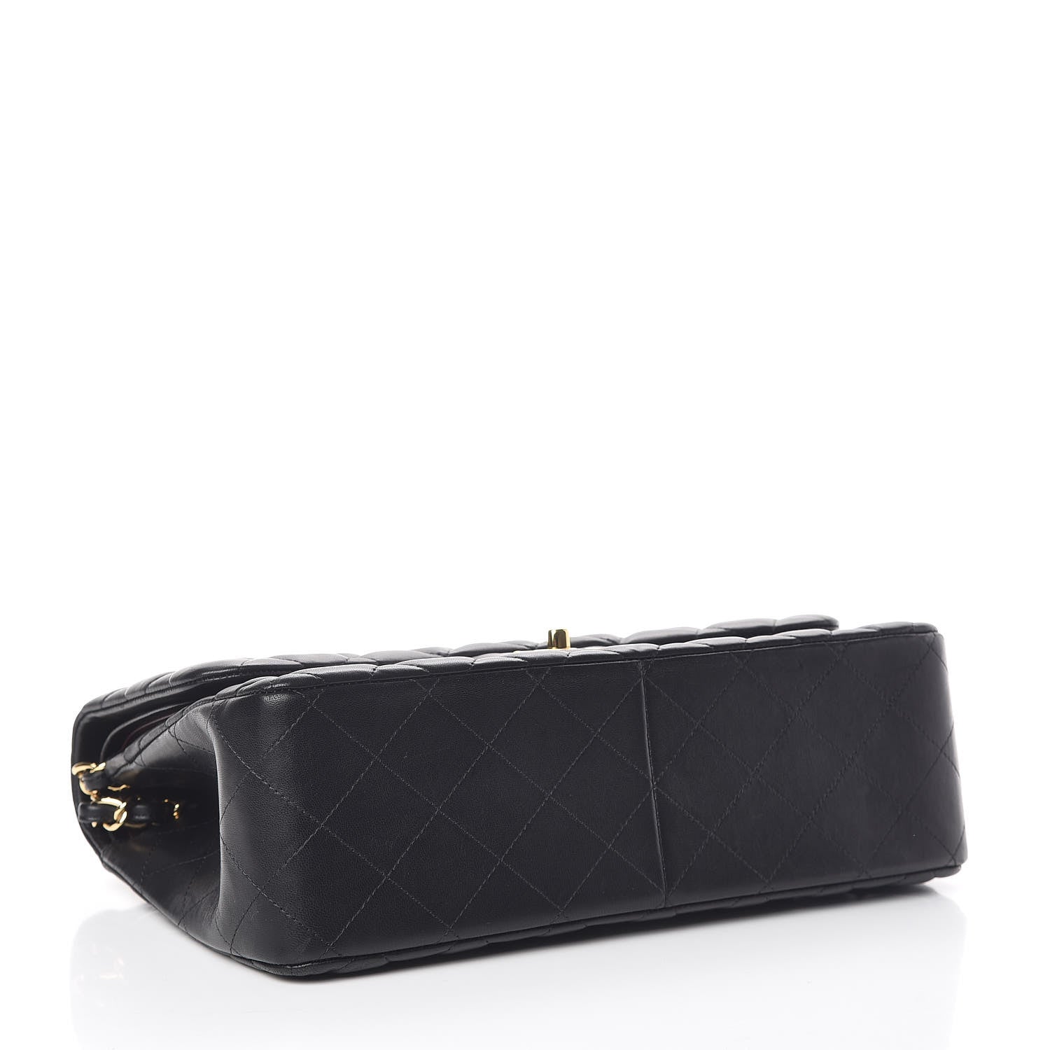Chanel Lambskin Quilted Jumbo Double Flap Black 4 of 14