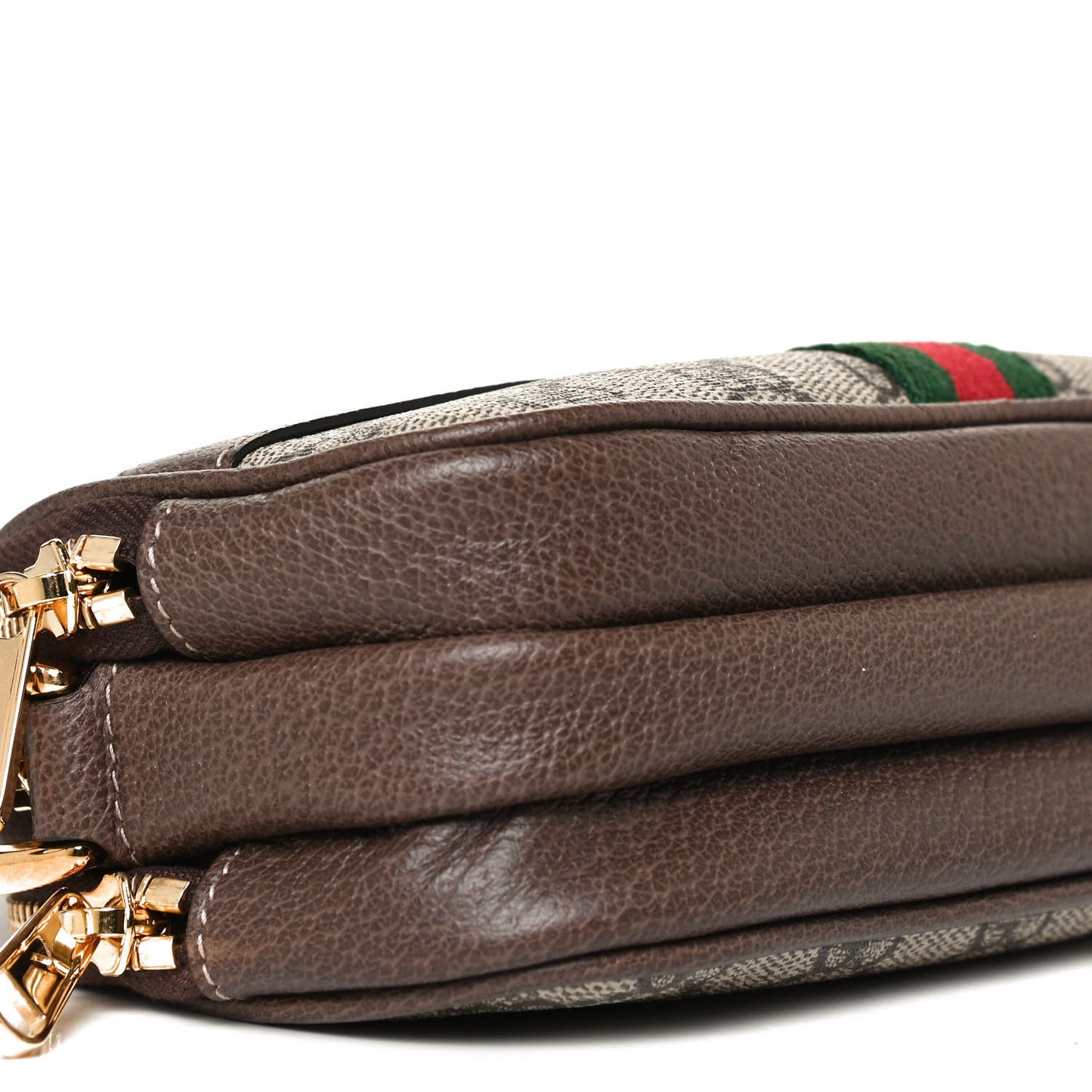 GG Supreme Monogram Web Mini Ophidia GG Bag Brown