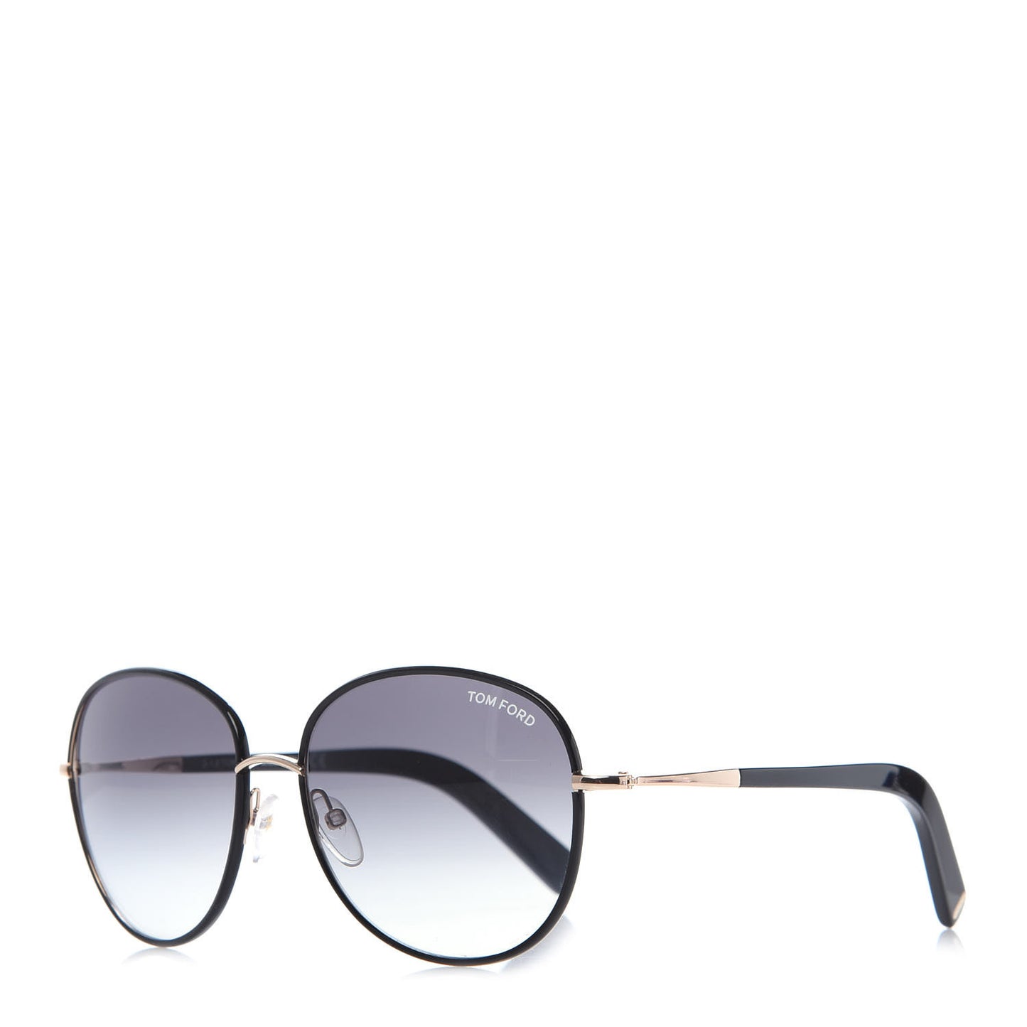 Acetate Georgia Sunglasses TF498 Black