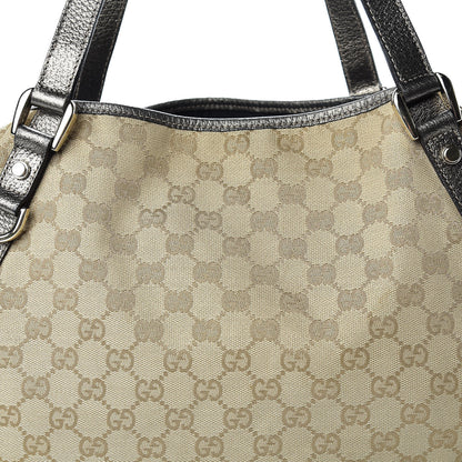 Gucci Monogram Medium Abbey Shoulder Bag Pewter 11 of 15