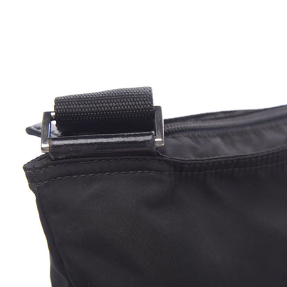 Prada Nylon Flat Messenger Bag Black 15 of 15