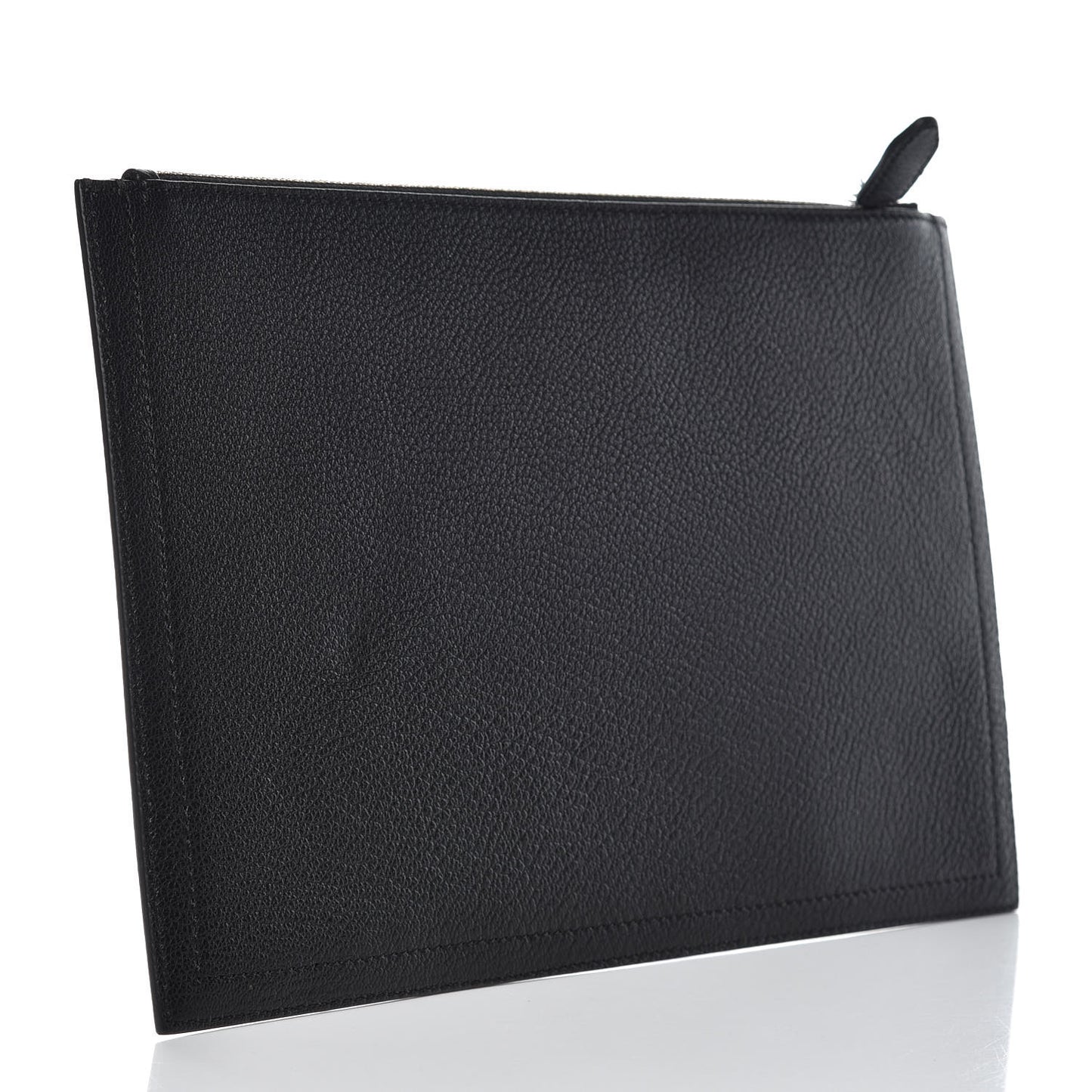 Sugar Goatskin Large Antigona Pouch Black