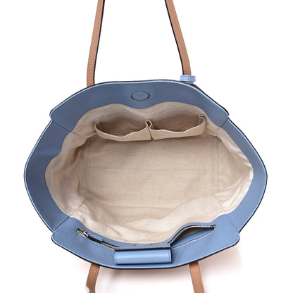Gucci Dollar Calfskin Small Swing Tote Camelia Mineral Blue 5 of 14