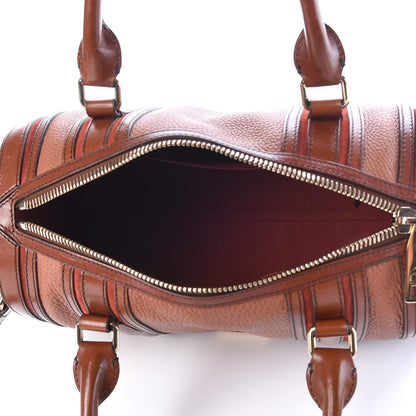 Burberry Grainy Calfskin Medium Alchester Bowling Bag Brown 6 of 9