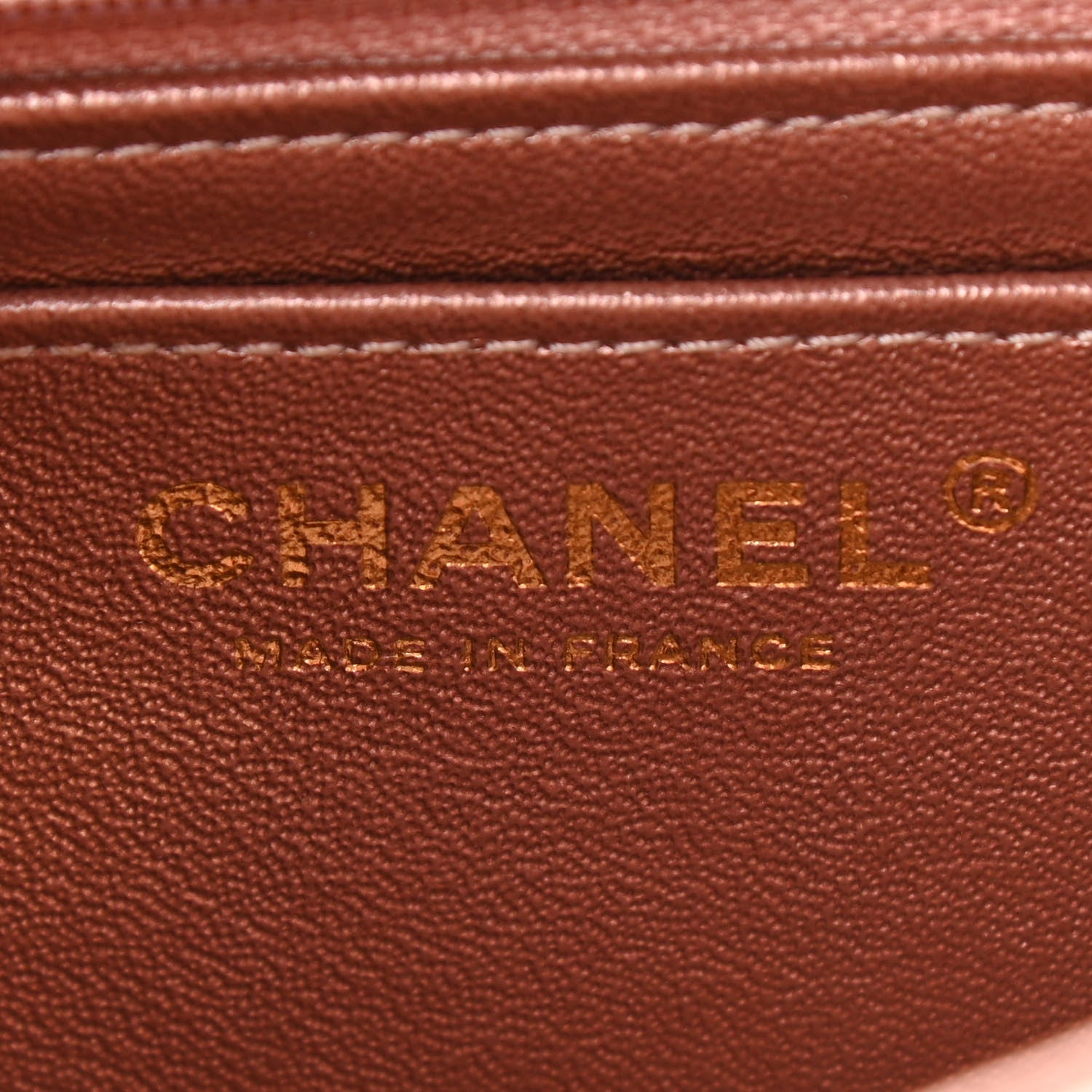 Chanel Metallic Grained Calfskin Quilted 2.55 Reissue Mini Flap Copper Pink 6 of 13