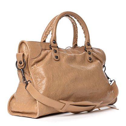 Balenciaga Agneau Classic Hardware City Beige Nougatine 3 of 11