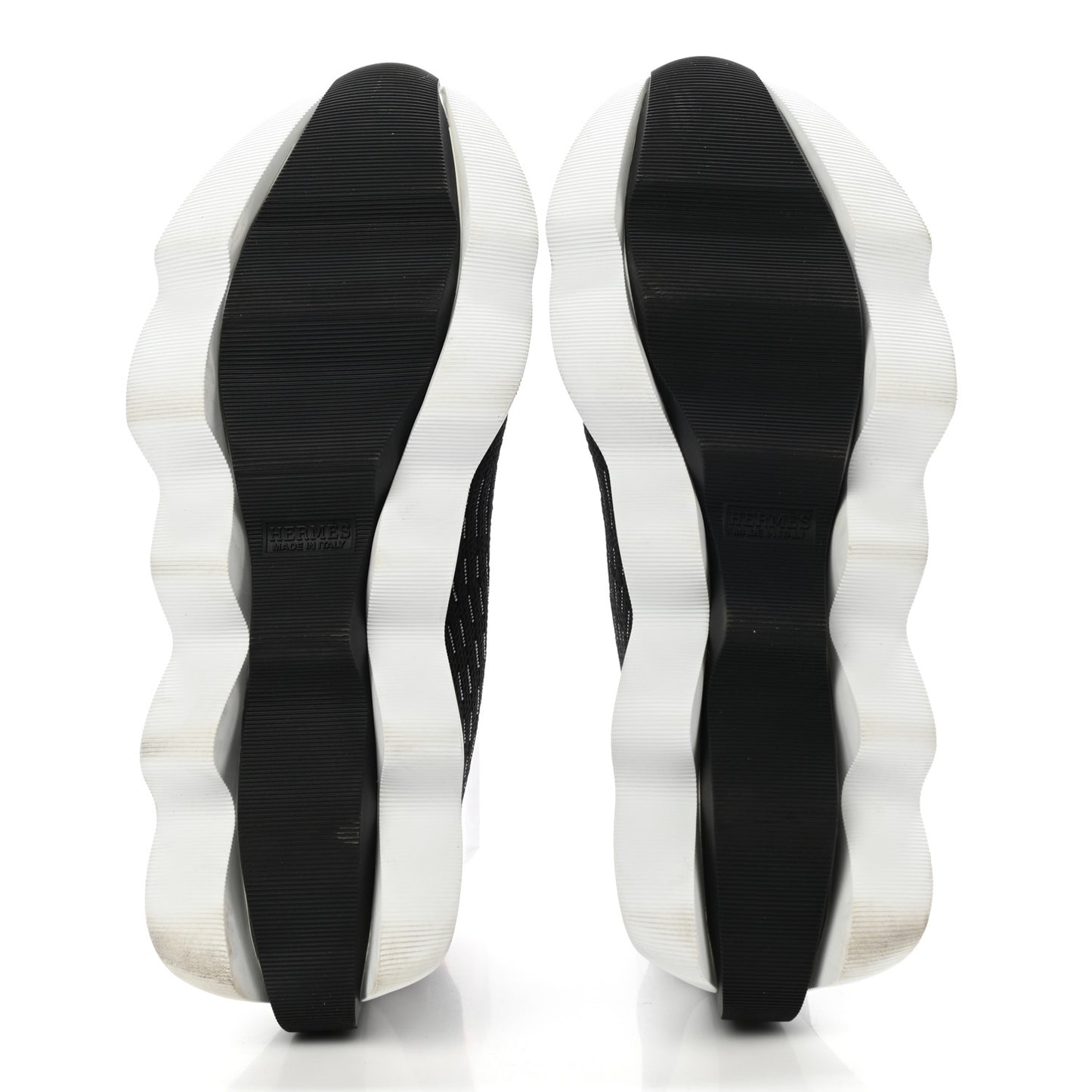 Technical Canvas Goatskin Womens Eclair Sneakers 39 Black