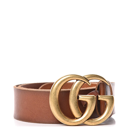 Gucci Faded Calfskin Double G 40mm Belt 80 32 Cuir 1 of 6