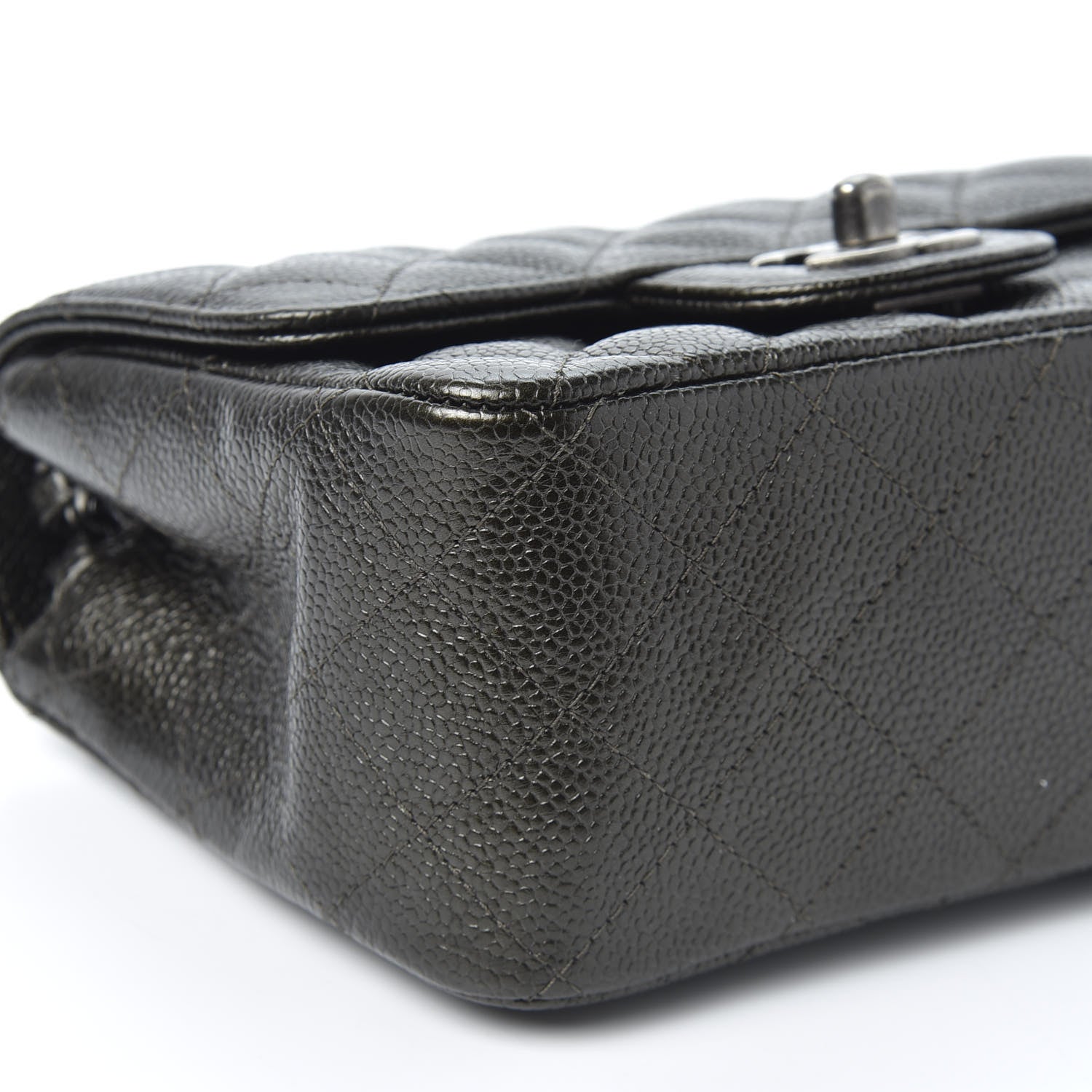 Chanel Caviar Quilted Mini Square Flap Charcoal 5 of 10