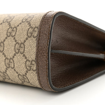 Gucci GG Supreme Monogram Web Small Ophidia Chain Shoulder Bag Brown 11 of 16