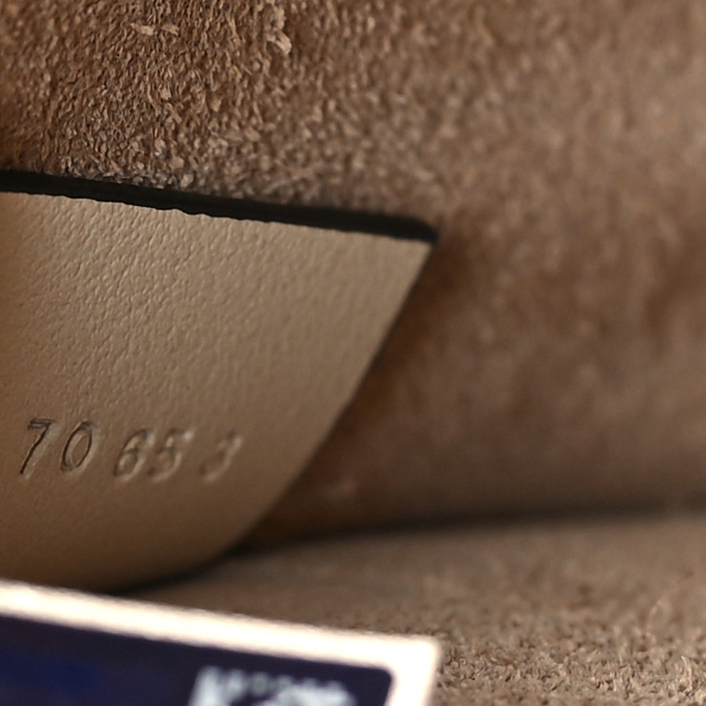 Calfskin Suede Small Nile Bracelet Bag Off White