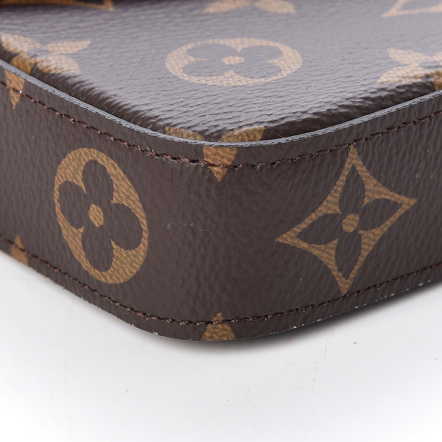 Monogram Pochette Felicie Chain Wallet Fuchsia