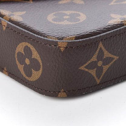 Louis Vuitton Monogram Pochette Felicie Chain Wallet Fuchsia 9 of 11