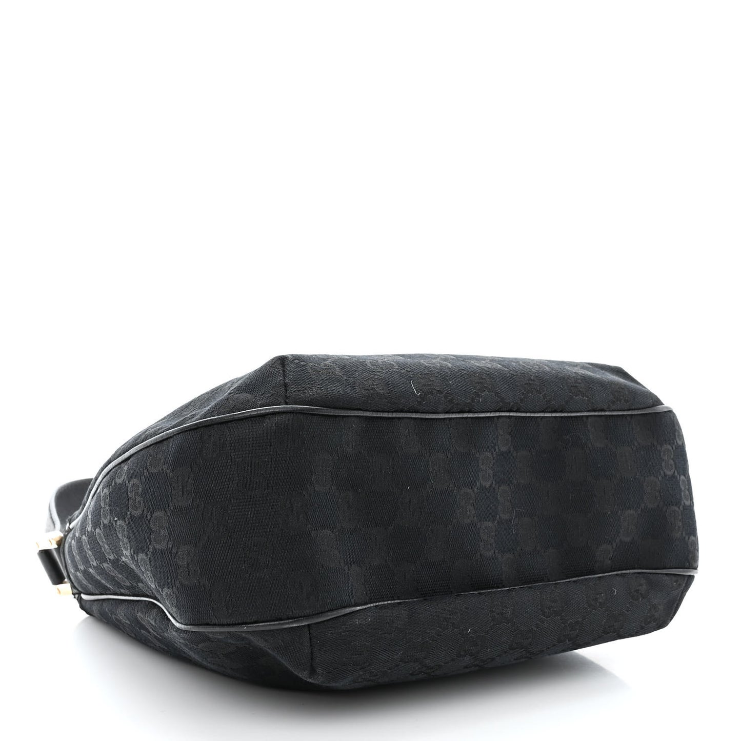 Monogram New Ladies Web Hobo Black