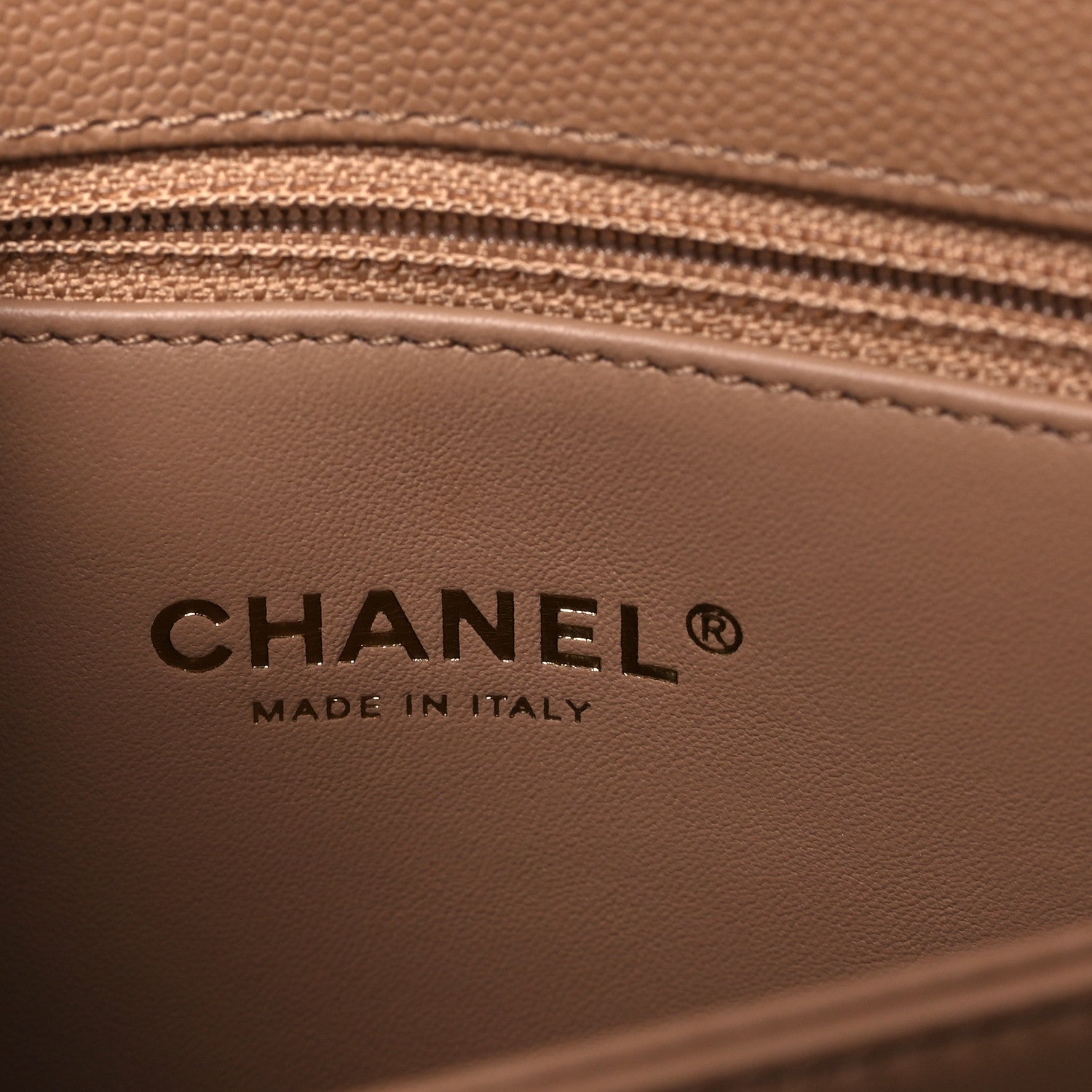 Chanel Caviar Quilted Mini Coco Handle Flap Beige 6 of 11
