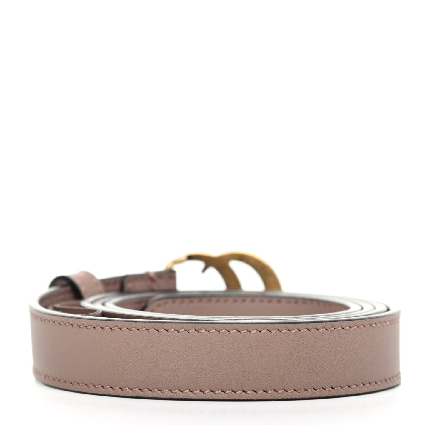 Calfskin Double G 20mm Belt 90 36 Porcelain Rose