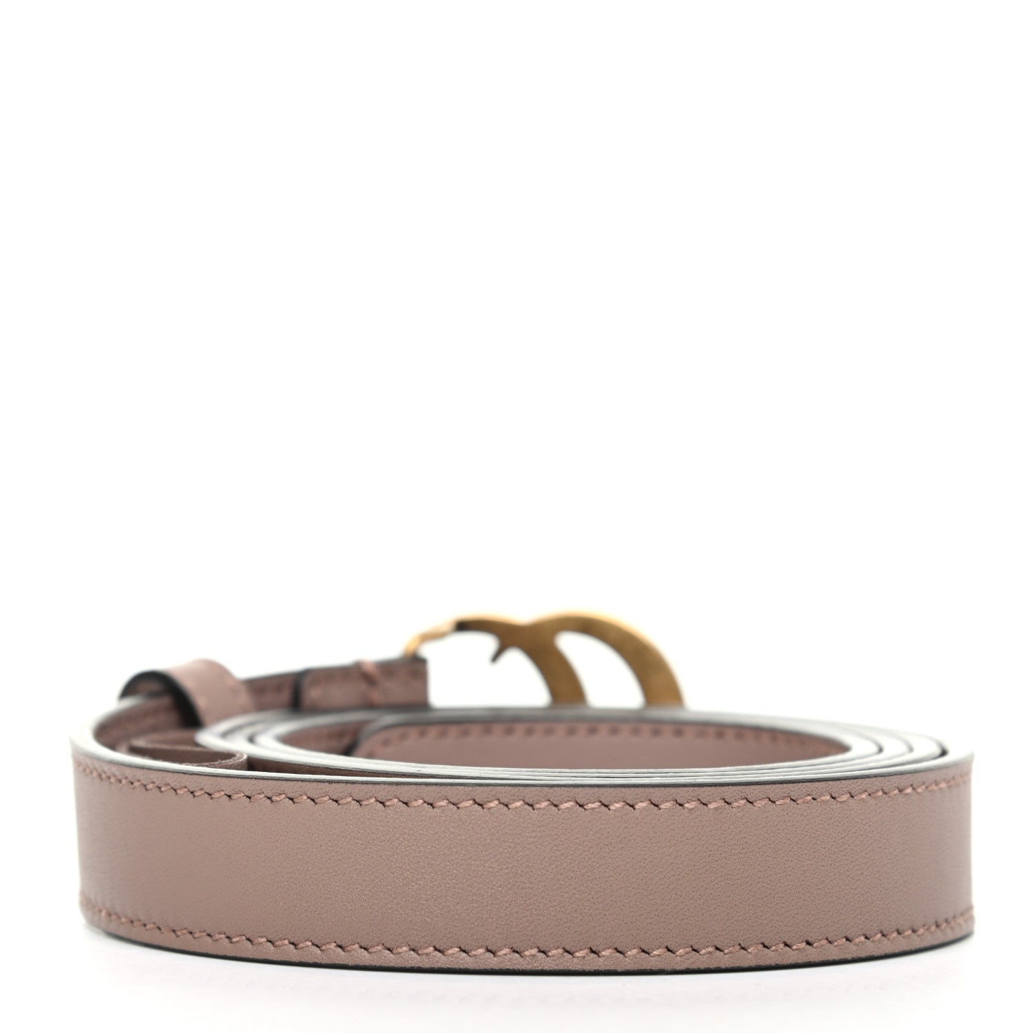 Gucci Calfskin Double G 20mm Belt 90 36 Porcelain Rose 2 of 3