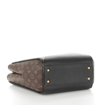 Louis Vuitton Calfskin Monogram Kimono Tote Black 4 of 7