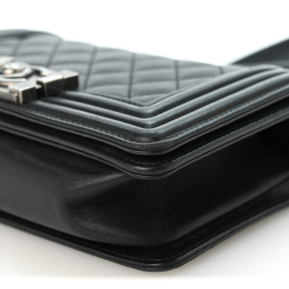 Chanel Lambskin Quilted Small Boy Flap Black 10 of 10