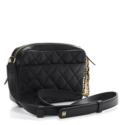 Chanel Calfskin Quilted Small Camera Case Black 3 of 9