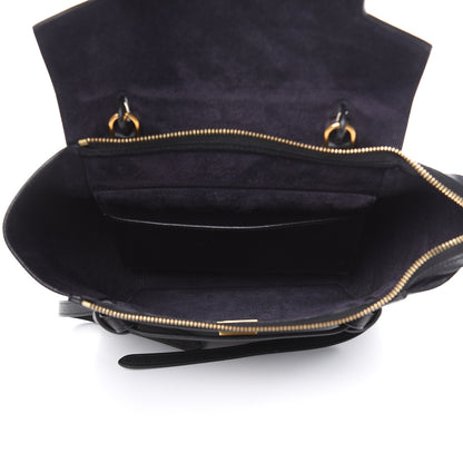 Celine Grained Calfskin Micro Belt Bag Black 5 of 9