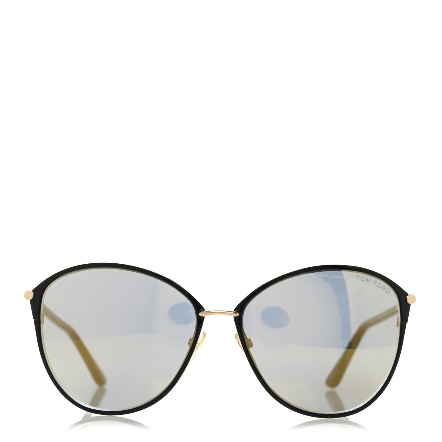 Penelope Vintage Round Sunglasses TF320 Black