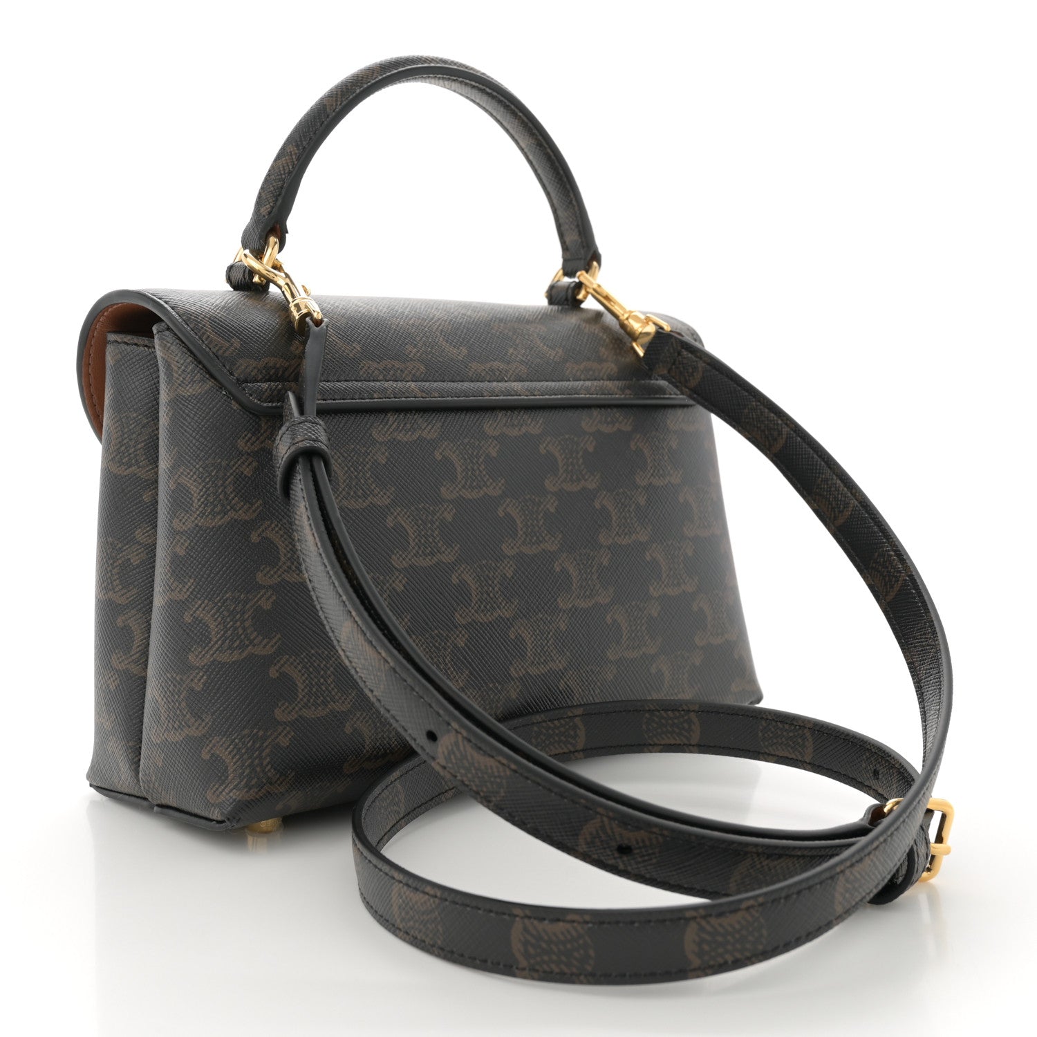 Celine Triomphe Canvas Teen Nino Tan 3 of 10