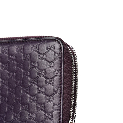 Gucci Microguccissima Zip Around Wallet Purple 8 of 13